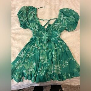 💚FREE PEOPLE PERFECT DAY PRINTED DRESS💐